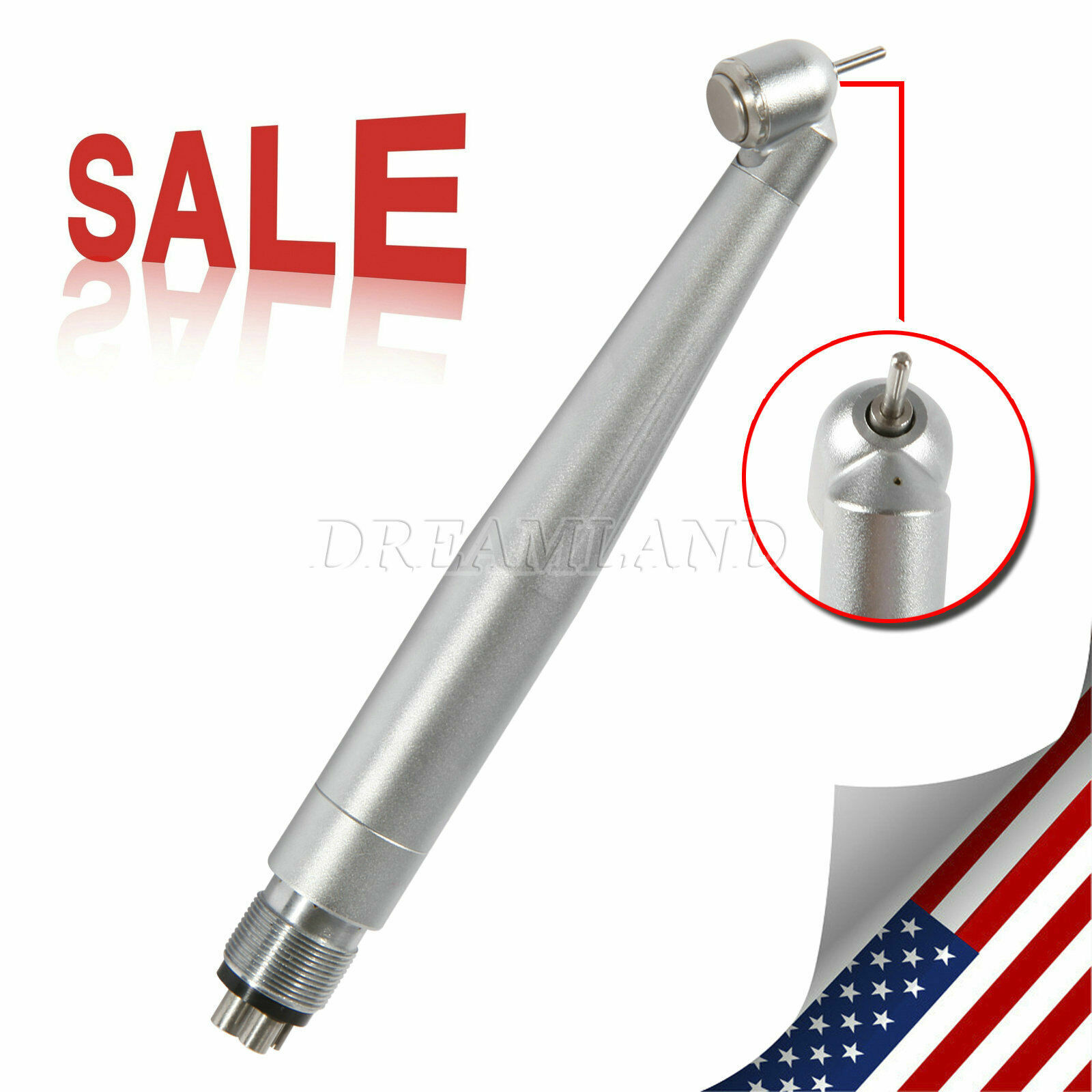 USA Yabangbang Dental 45 Degree Surgical High Speed Handpiece Push Button JH1