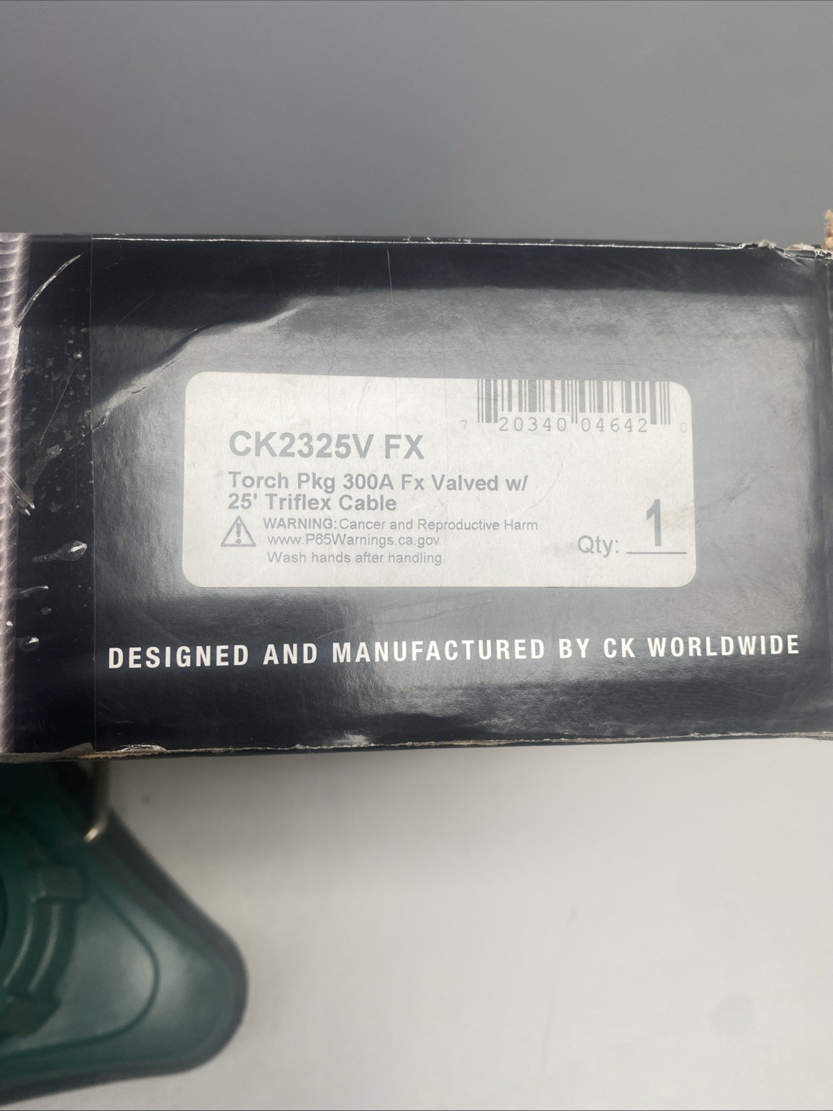 Master CK2325V FX TIG Welding Series CK Worldwide Torch with Cable 25′