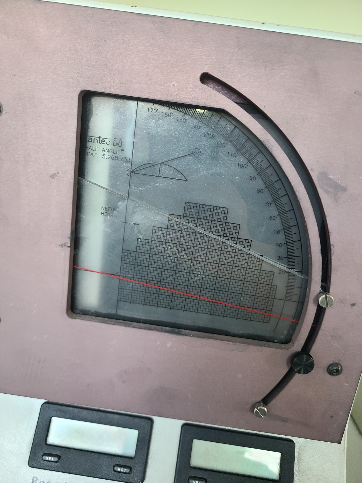 TanTec CAM-WAFER Series Contact Angle Meter, Powers Up, AS IS For Parts Or Repai