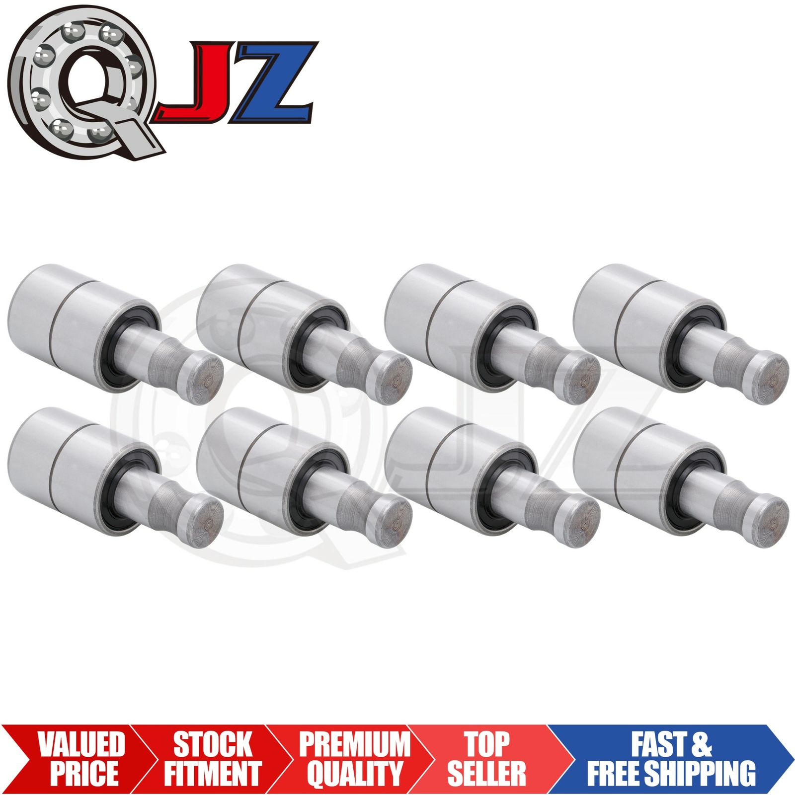 [Qty.8] 885154B Short Stem Cultivator Bearing [0.6267″ Shaft x 1.181″ x 2.89″]