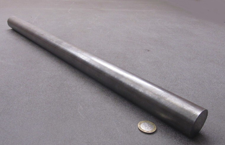12L14 Steel Unpolished Rod, (1 1/2″) -1.50″ Dia x 2 Foot Length