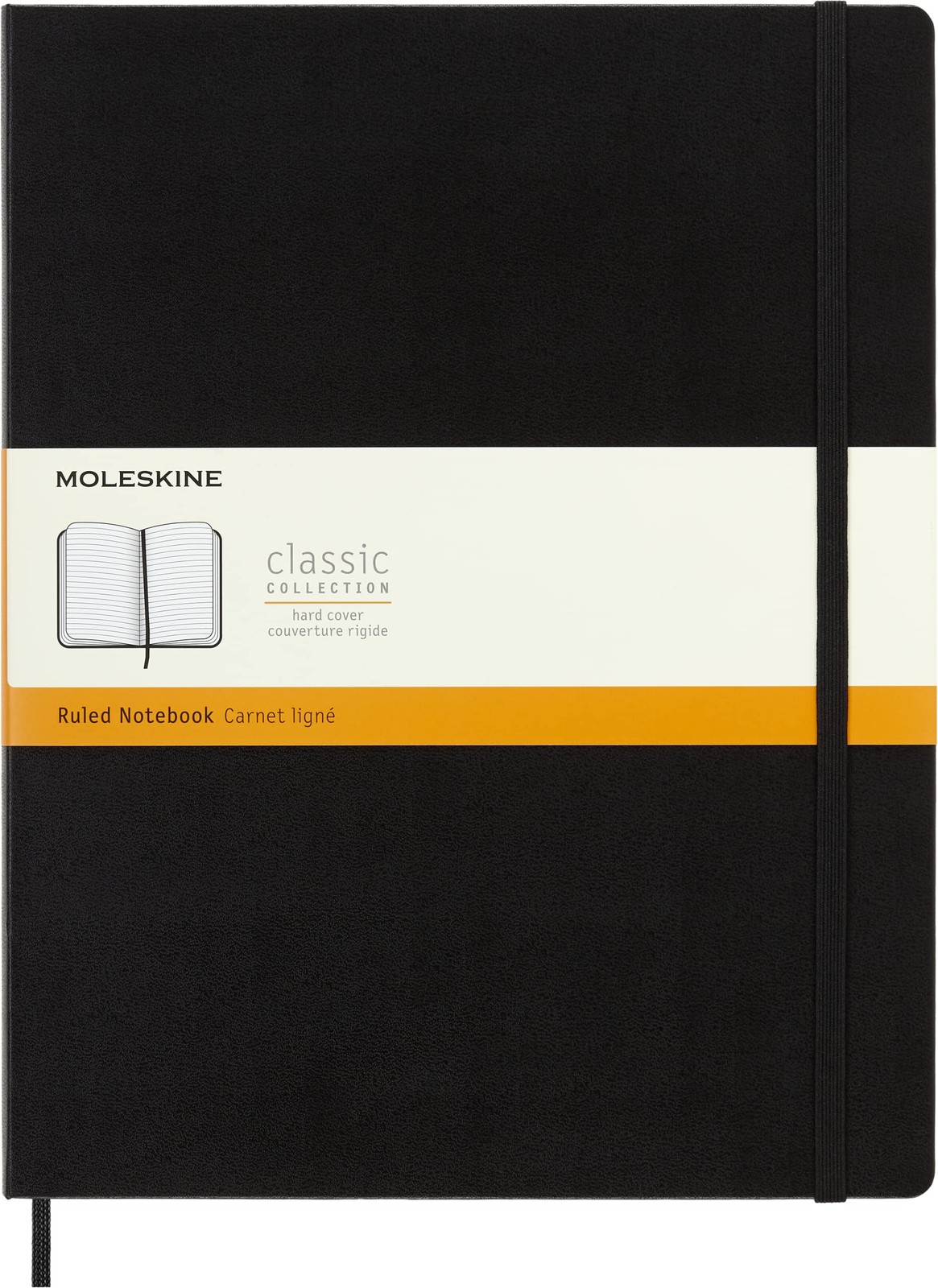Moleskine Notebook, XXL, Ruled, Black, Hard Cover (8.5 x Office_product