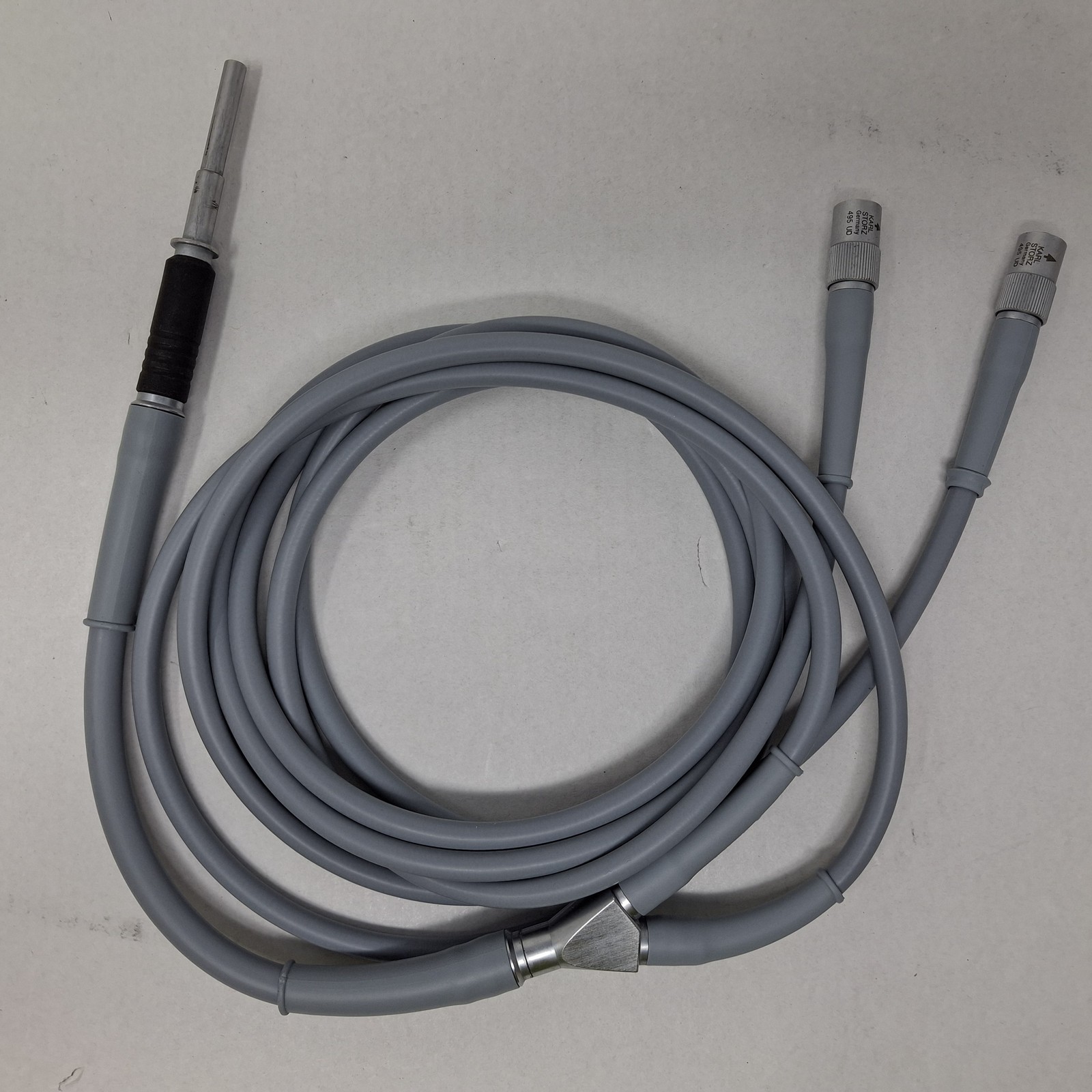 Karl Storz 495UD Bifurcated Fiber Optic Light Cable Dual Leads