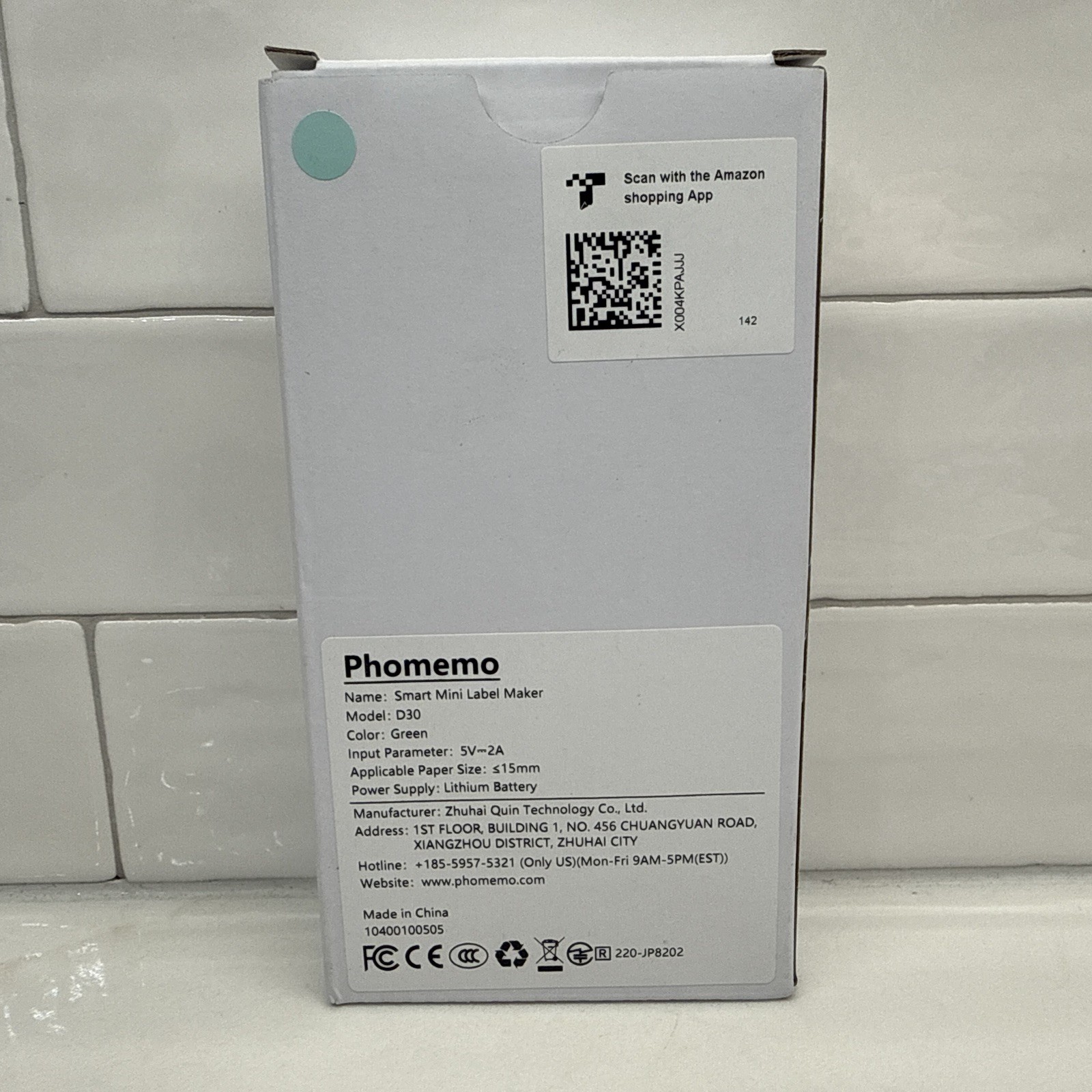 Phomemo Label Maker Machine D 30 Portable Handheld Bluetooth Mini Printer Blue