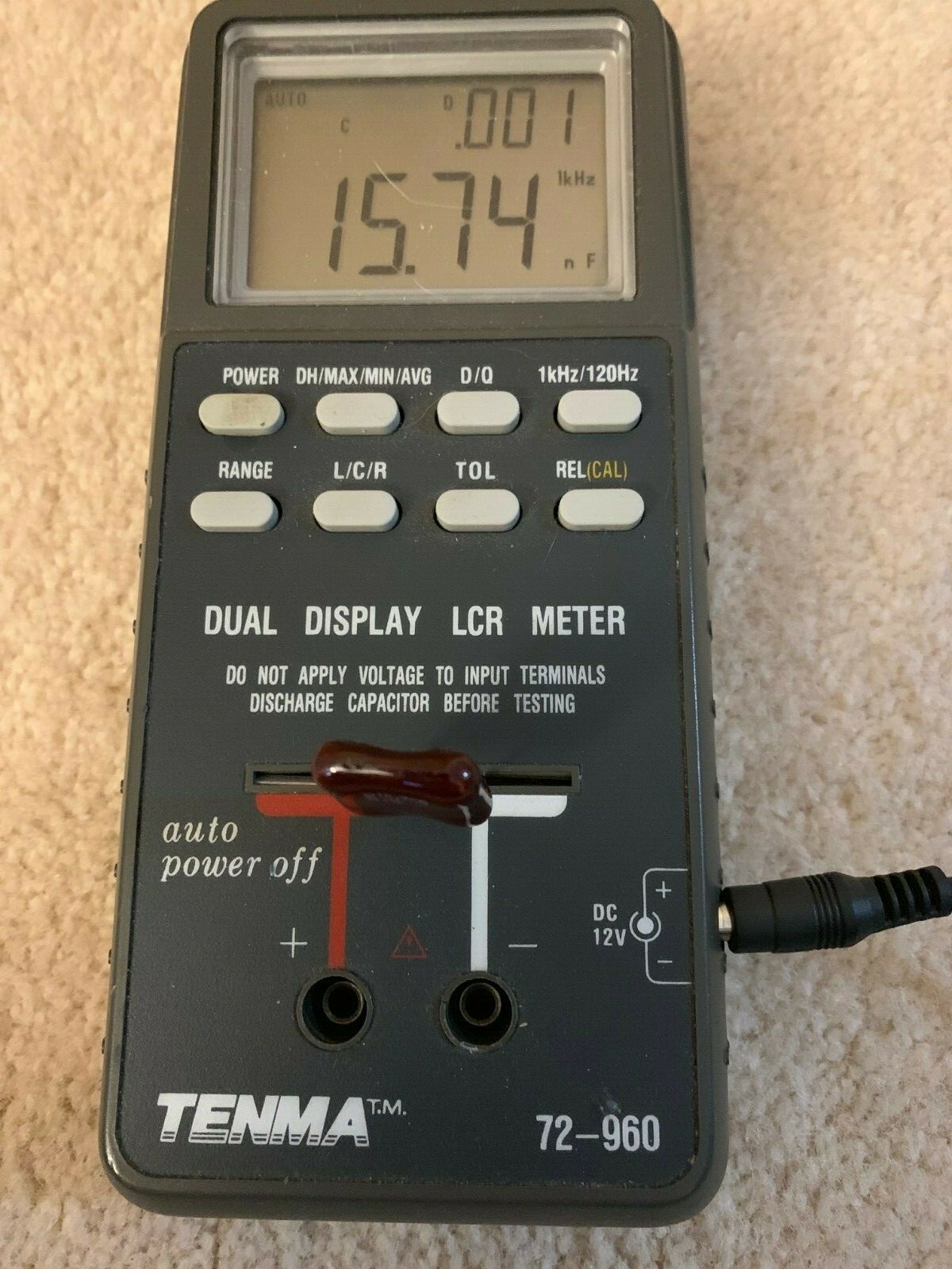 1 CDE 0.0157uF 500V 1% Mica Capacitor Radial, Between 0.015uF and 0.016uF