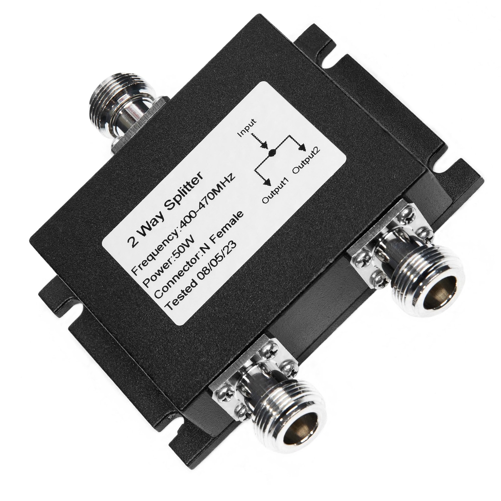 UHF 400-470MHz 2 Way Micro-Strip Power Splitter 2 Way Cavity Power Divider wi