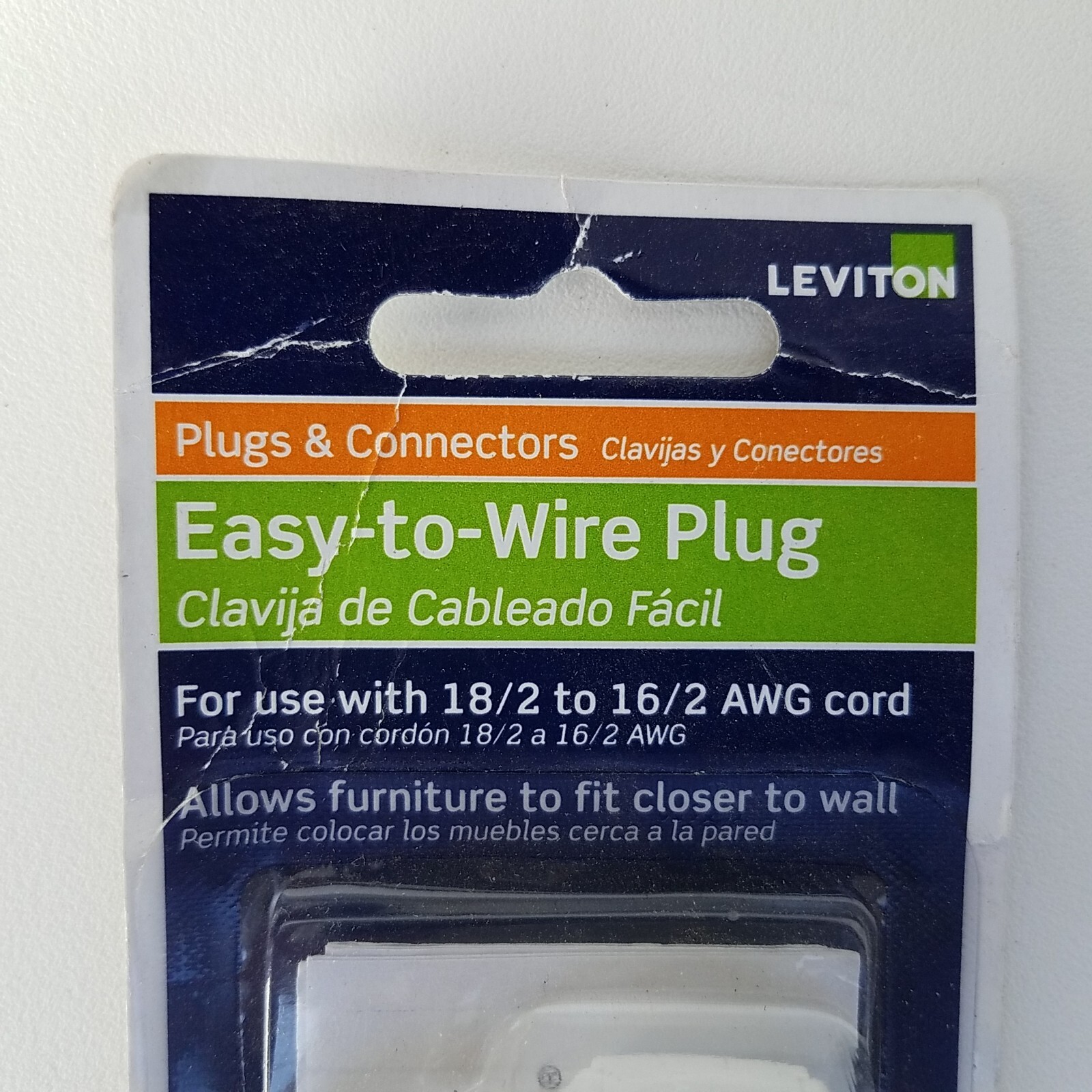 Leviton Plugs & Connectors Easy-To-Wire Plug White No. 321 078477167410 C22-321