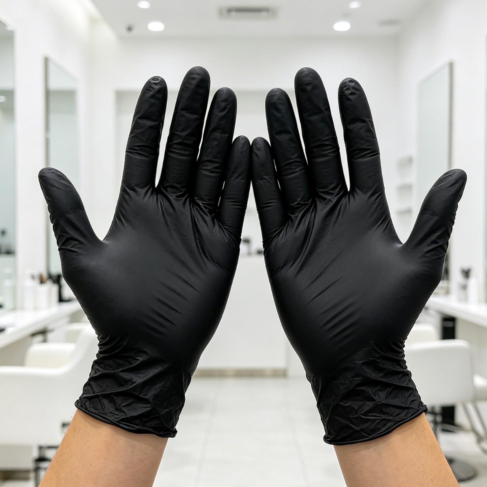 100-Pack Disposable Nitrile Gloves – U.S. Seller – Fast Shipping