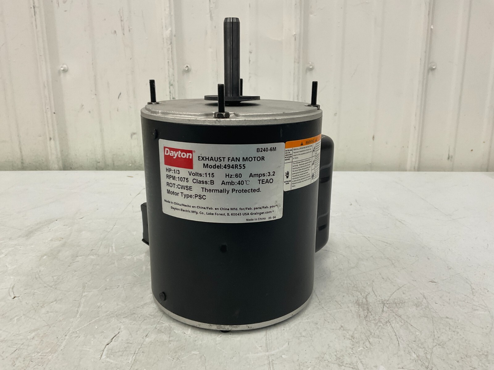 HESSAIRE Motor B240-6 For 484X47/484X57
