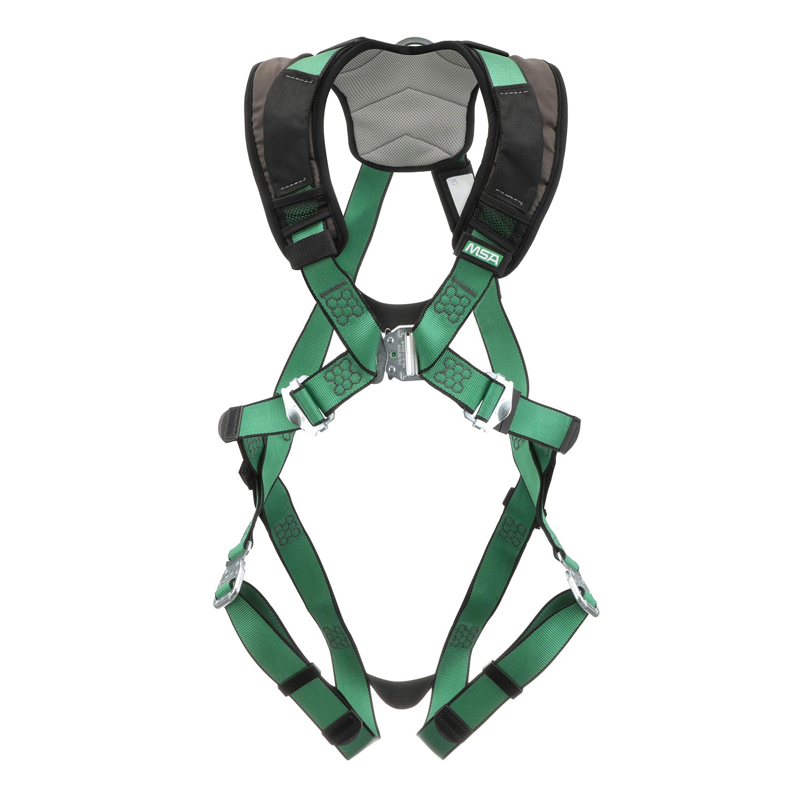 MSA 10205845 V-Form+ Full Body Safety Harness Medium Back D-Ring Padded