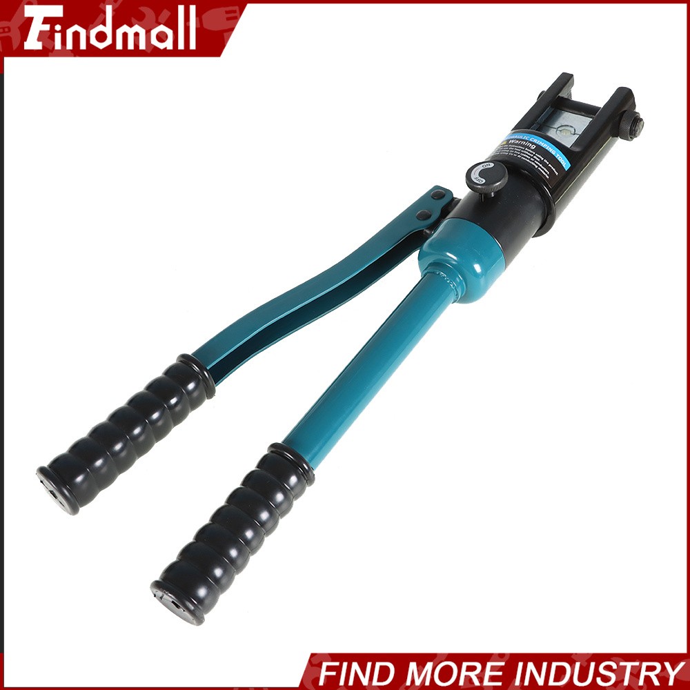 Findmall 16 Ton Hydraulic Clamp Wire Crimper Battery Cable Crimping Tool