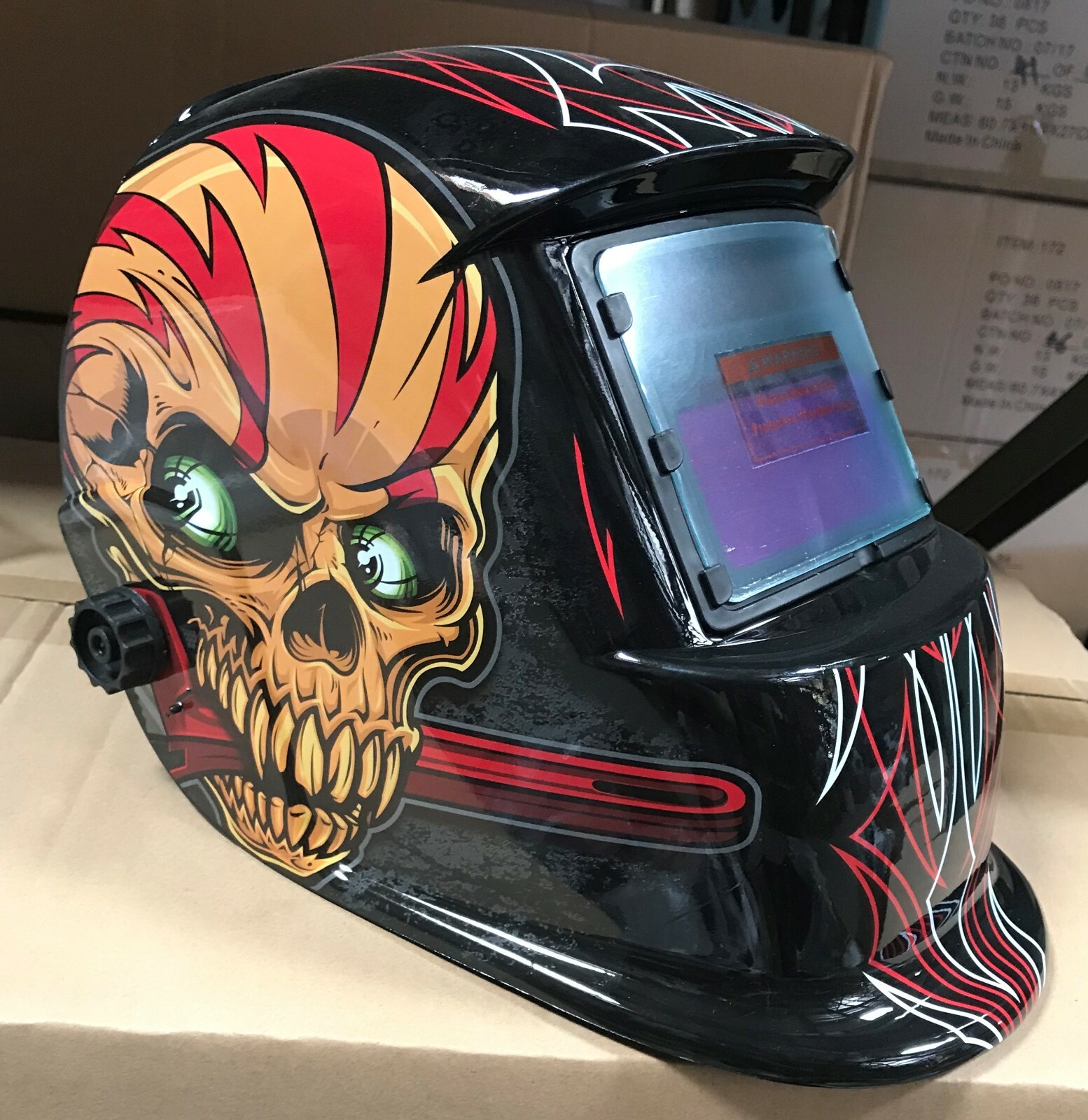 new pro Solar Certified ANSI CE Welding/Grinding Helmet