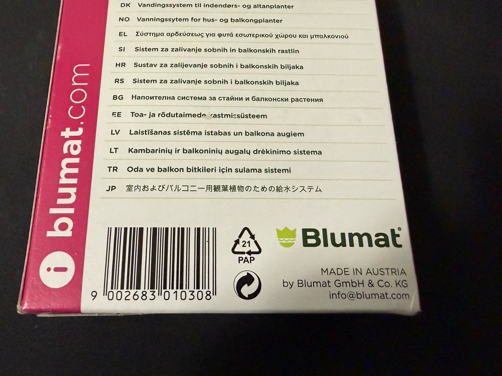 Blumat Classic Self-Watering Stakes 10308 Automatic Plant Watering System 3-Pack