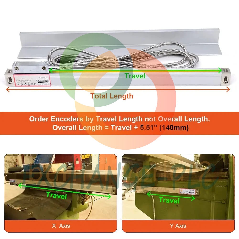 TTL DRO Display Kit CNC Milling Lathe 2/3 Axis Digital Readout 5um Linear Scale