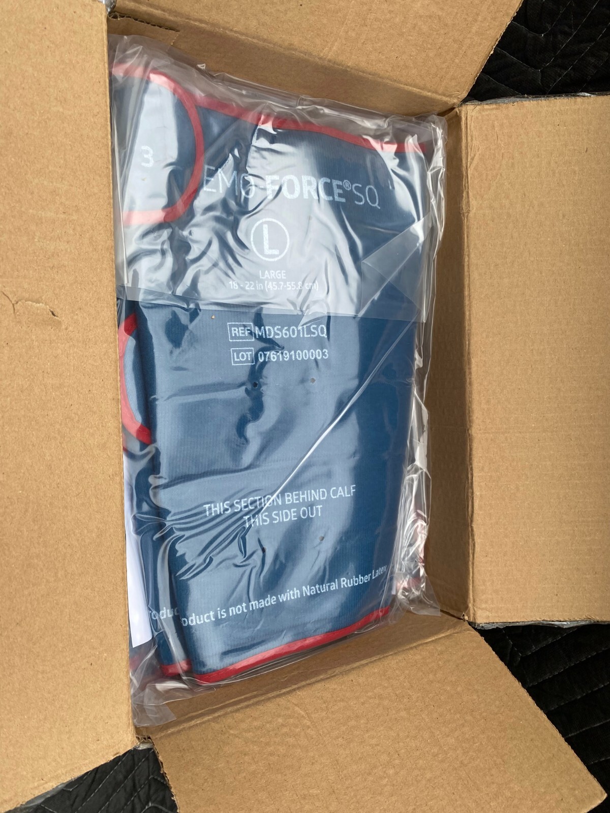 QTY 10 Medline Hemo-Force SQ Sequential DVT LARGE Calf Sleeve Garment MDS601LSQ