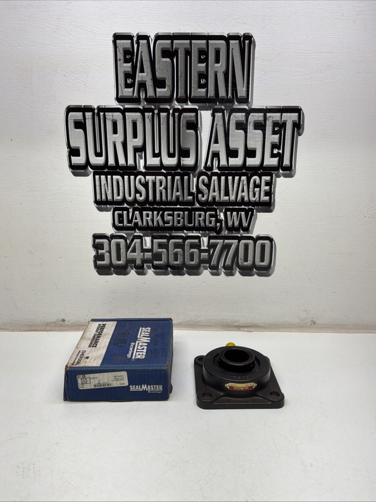 Emerson Seal Master 4 Bolt Flange Bearing SF-26 1-5/8” Bore NIB