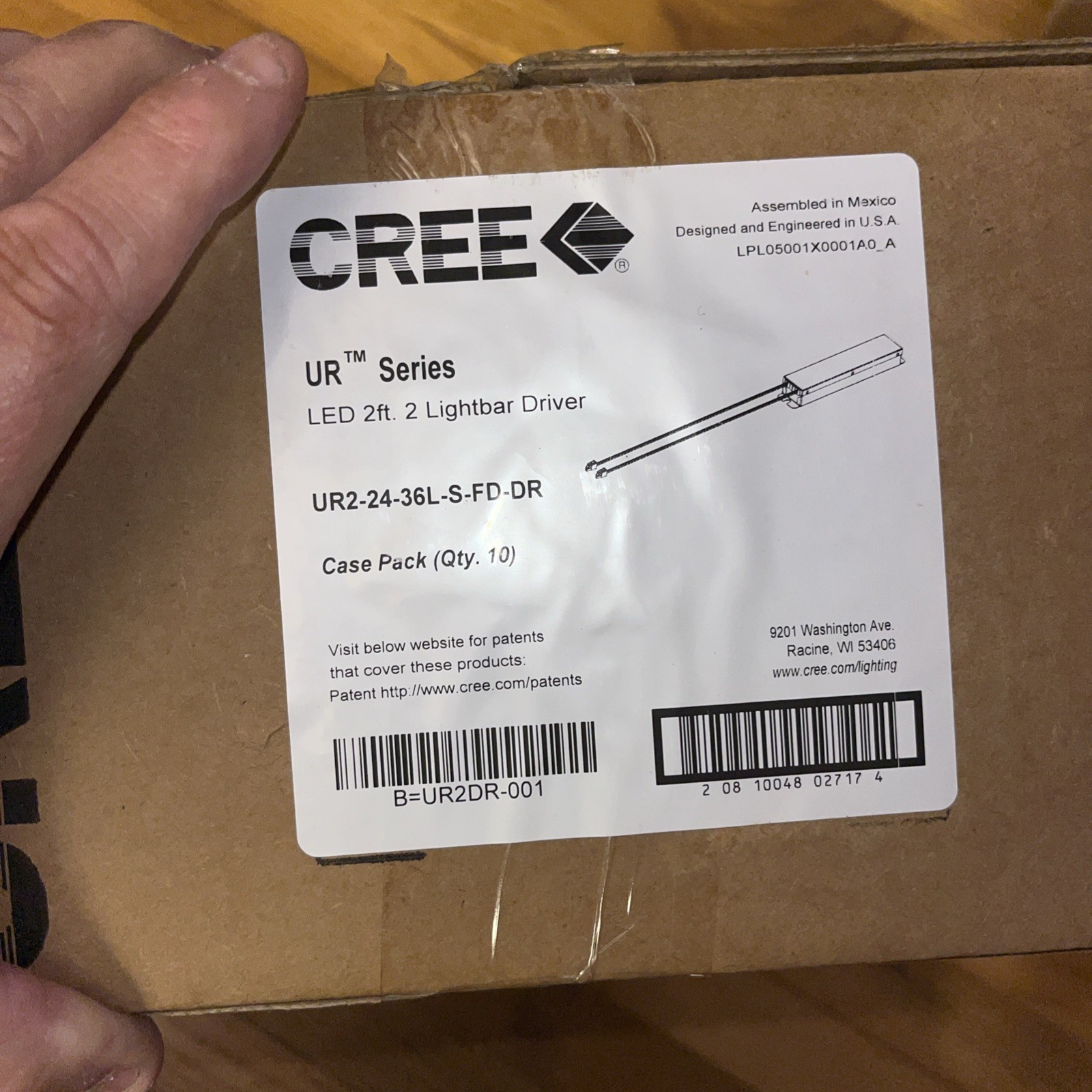 Lot of 10 – CREE UR2-24-36L-S-FD-DR Led 2 Foot 2 Lightbar Driver