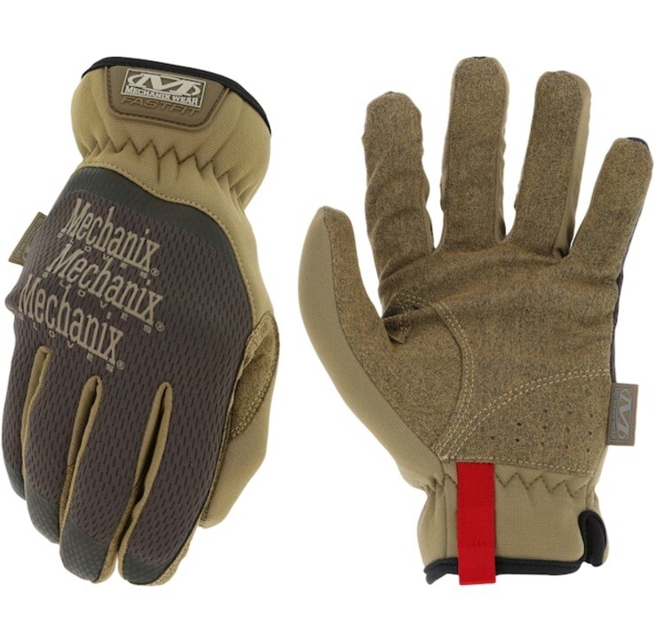 Mechanix Wear Medium (M) Brown Synthetic Leather Work Gloves, (1-Pair)