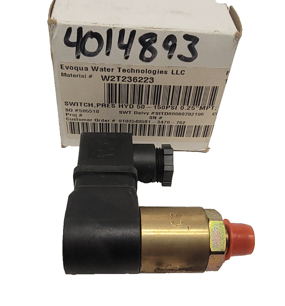 Gems PS75-30-4MNZ-C-HCR 209579 Hydraulic Pressure Switch 50-150 PSI 0.25″ MPT