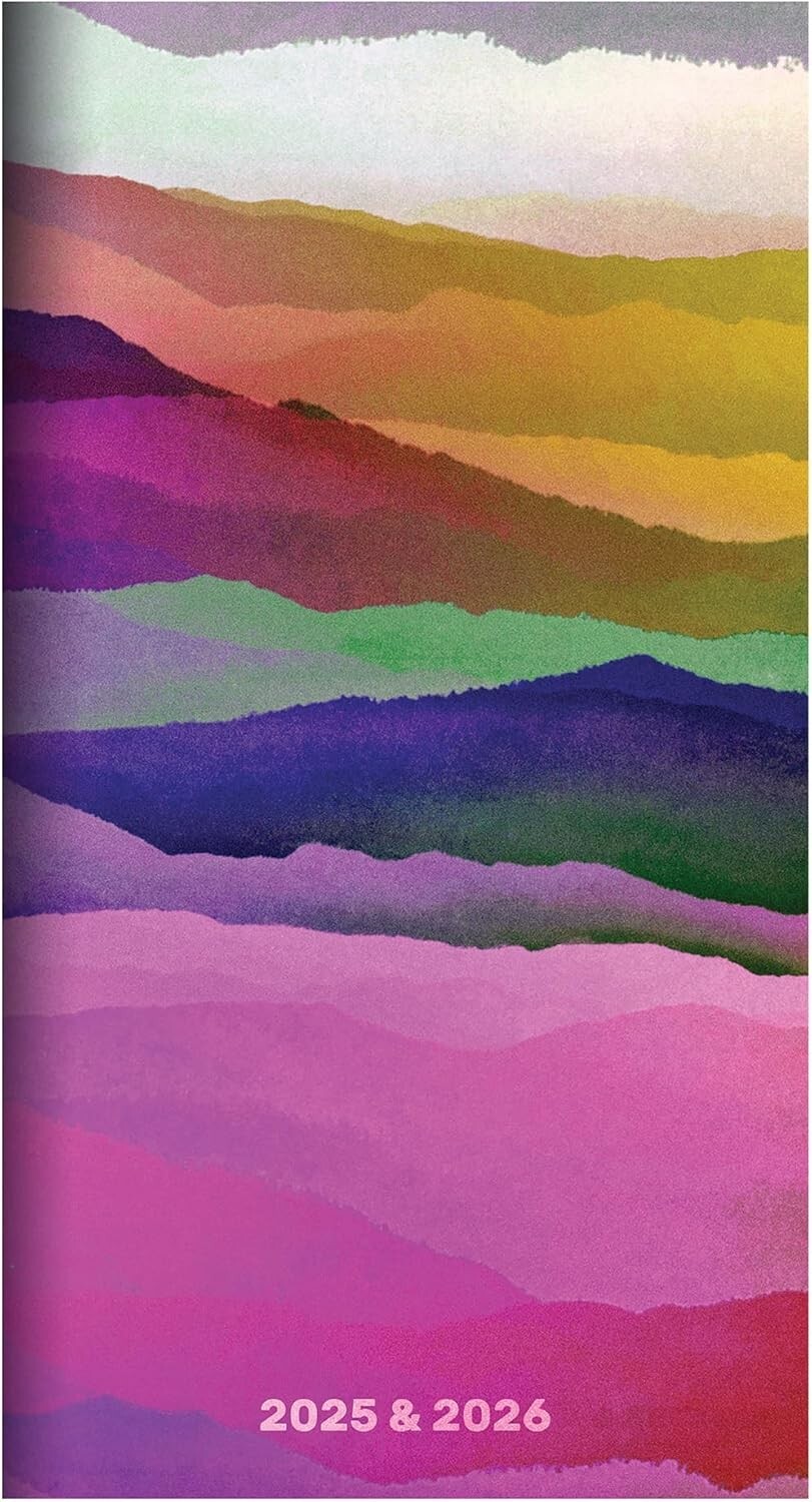 TF PUBLISHING 2025/26 Purple Mountain Majesty 2-Yr Small Monthly Pocket Planner