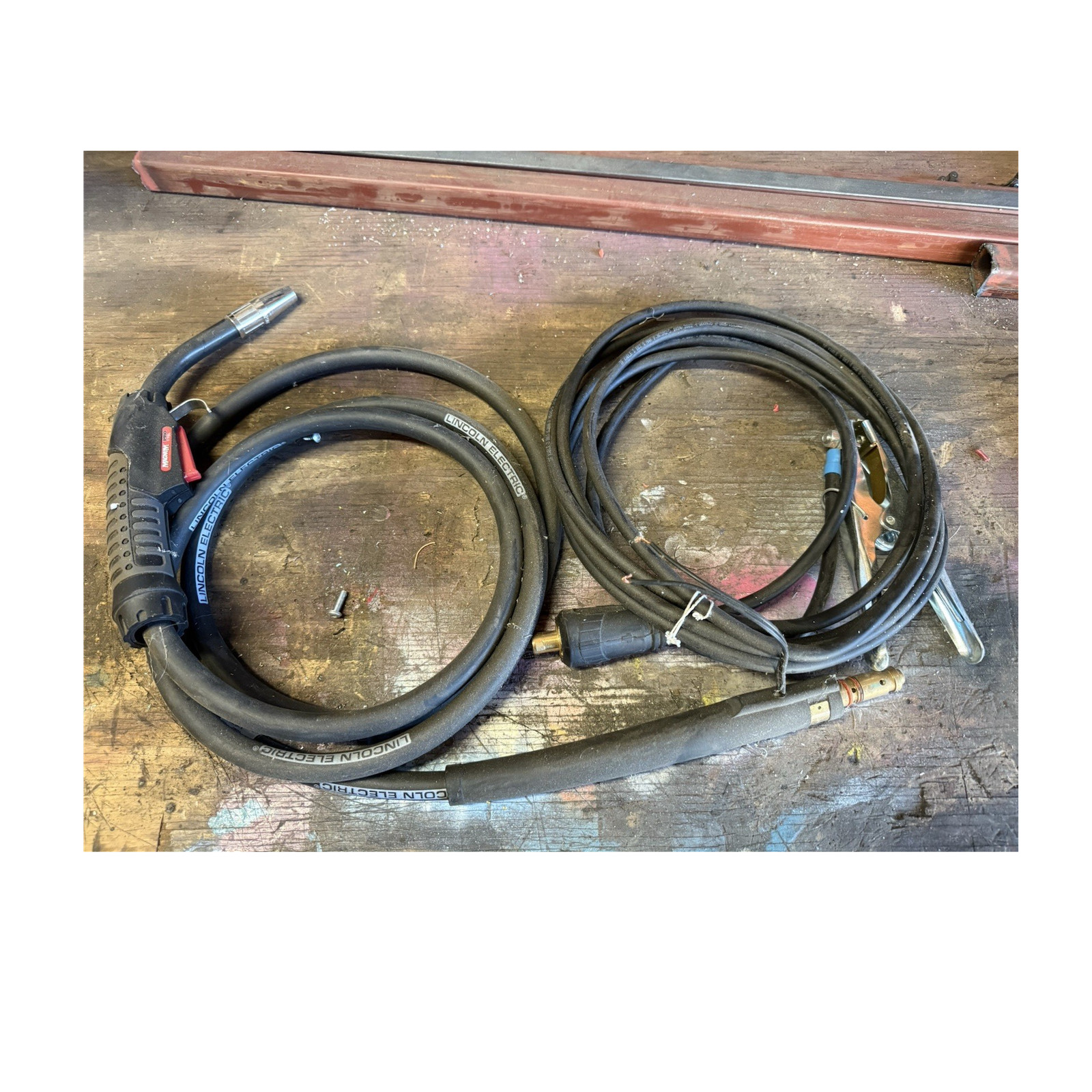 Lincoln Electric MIG Welding Gun with Cable and Clamp