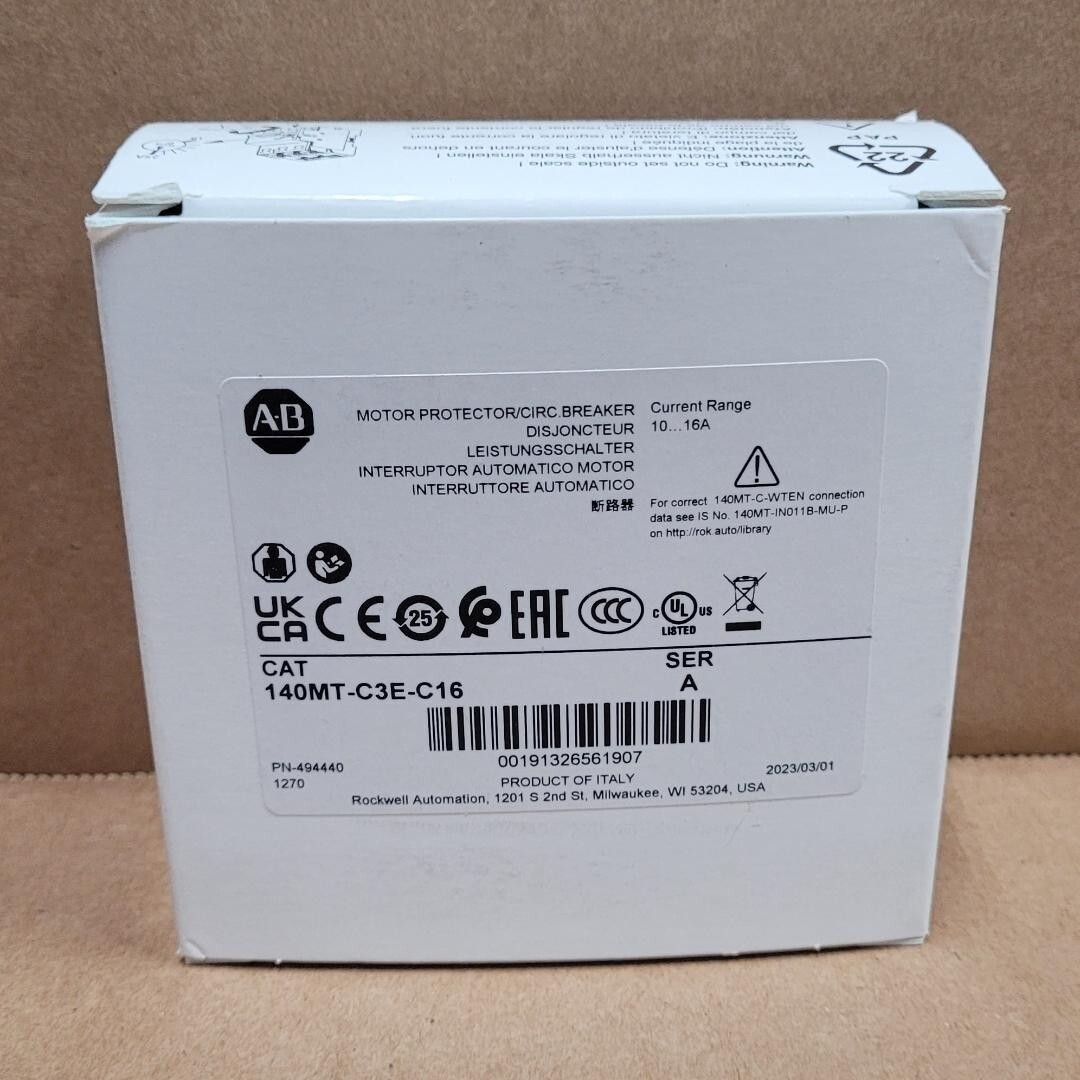 ALLEN BRADLEY 140MT-C3E-C16 Motor Protector / Circuit Breaker