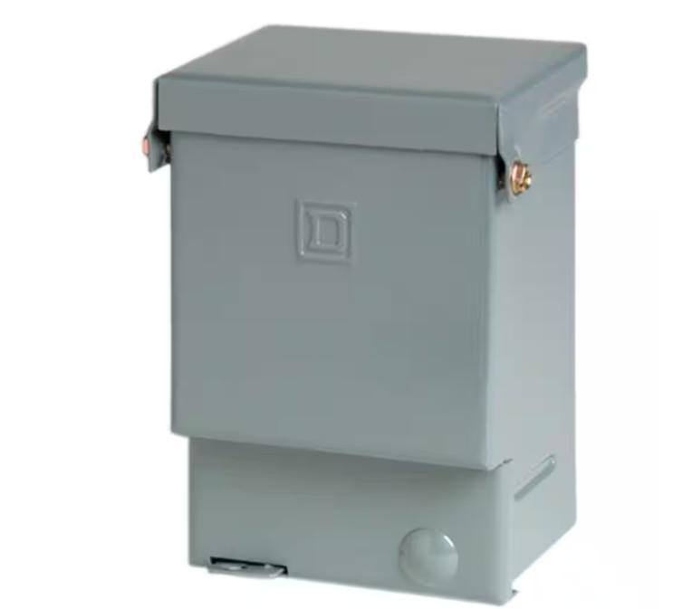QO 60 Amp 240-Volt 7.4 kW Non-Fuse AC Disconnect(QO200TRCP) | Square D Switch