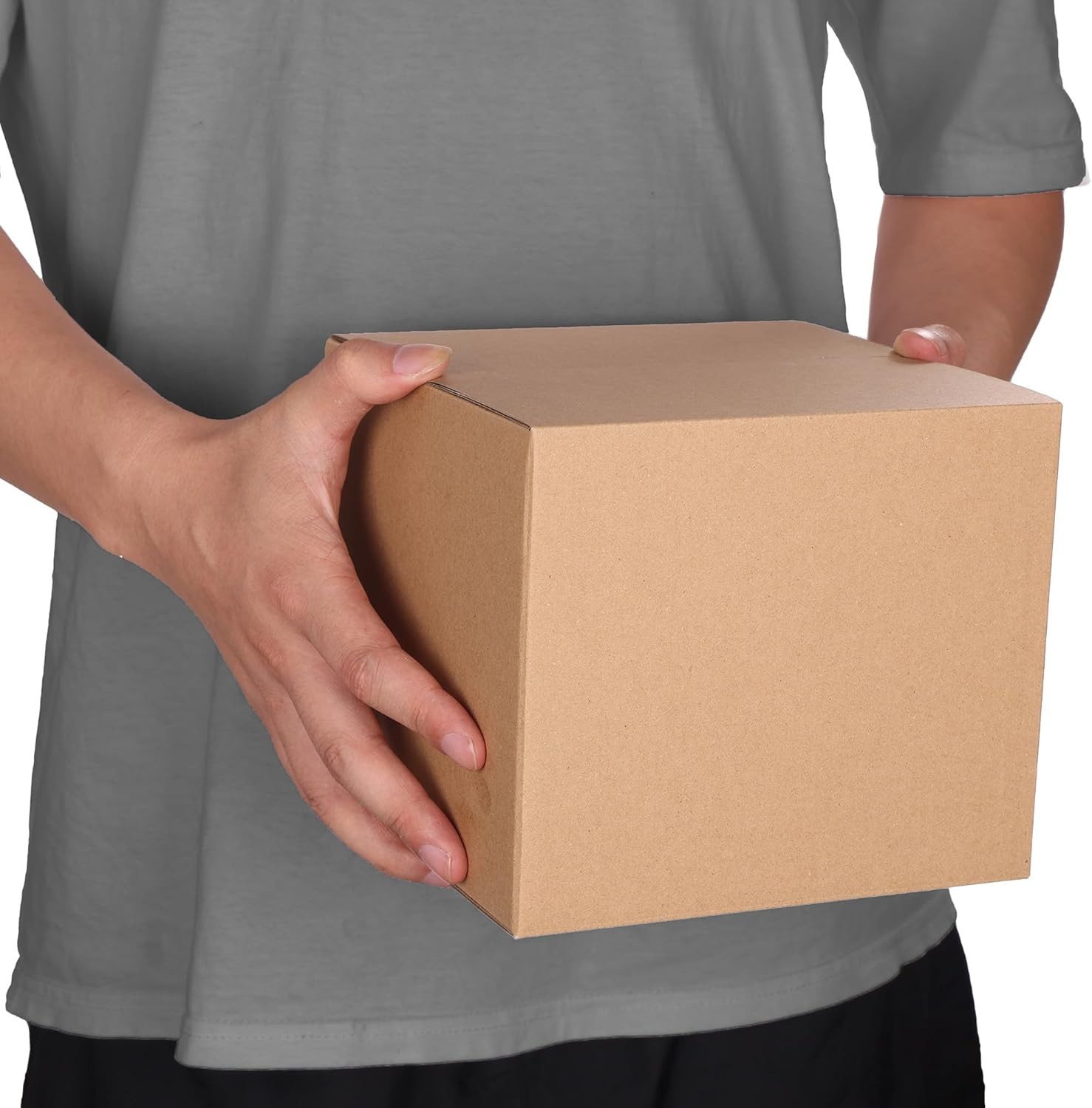 40 Pack 7x7x6 Corrugated Shipping Boxes Packing Mailing Moving Cartons