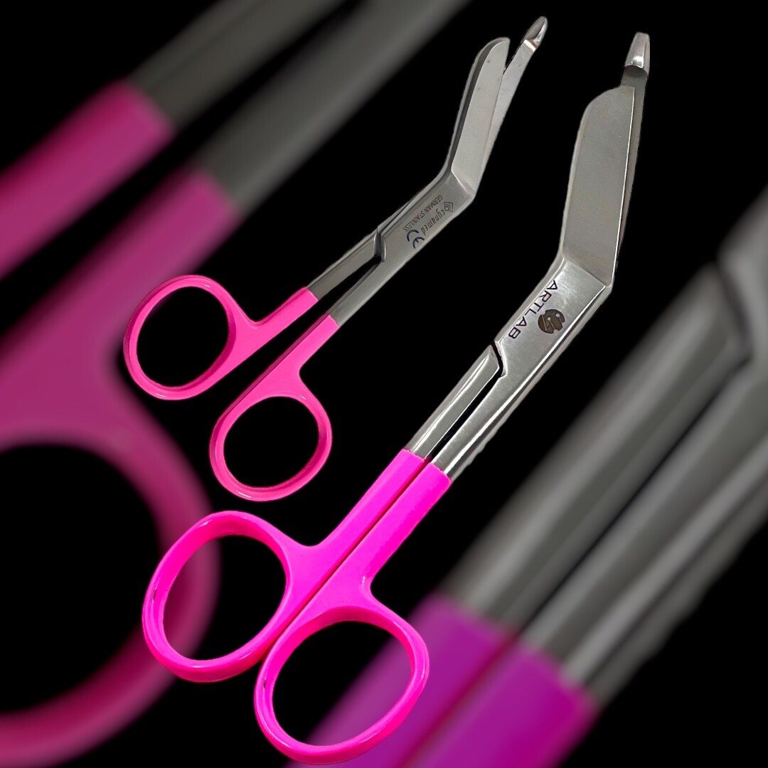 EMT LISTER BANDAGE SCISSORS 4.5″ + 5.5″ – SET OF 2 EACH -GERMAN STAINLESS-ARTLAB