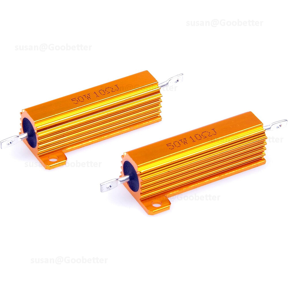 50W Resistor Metal Wirewound Range – Aluminium Power Resistors 0.01 to 510K ohm