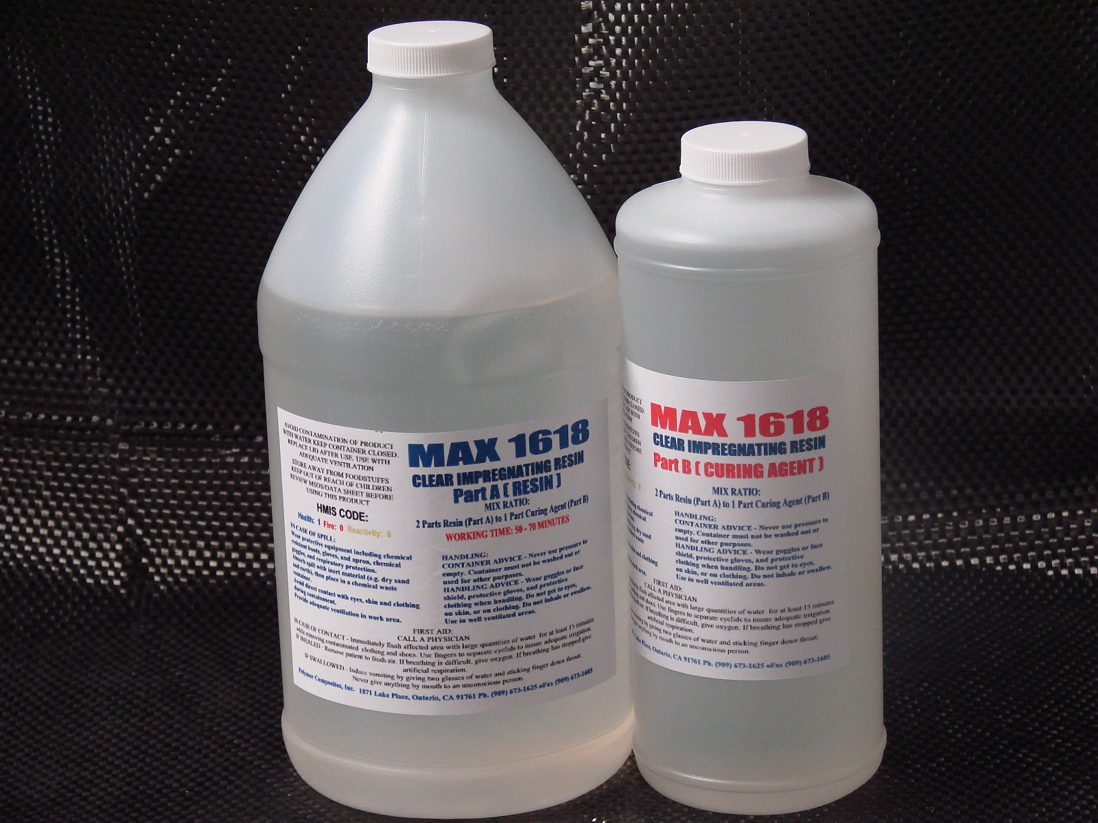 EPOXY RESIN CRYSTAL CLEAR CASTING COATING & LAMINATING 4 CARBON & FIBERGLASS 96!