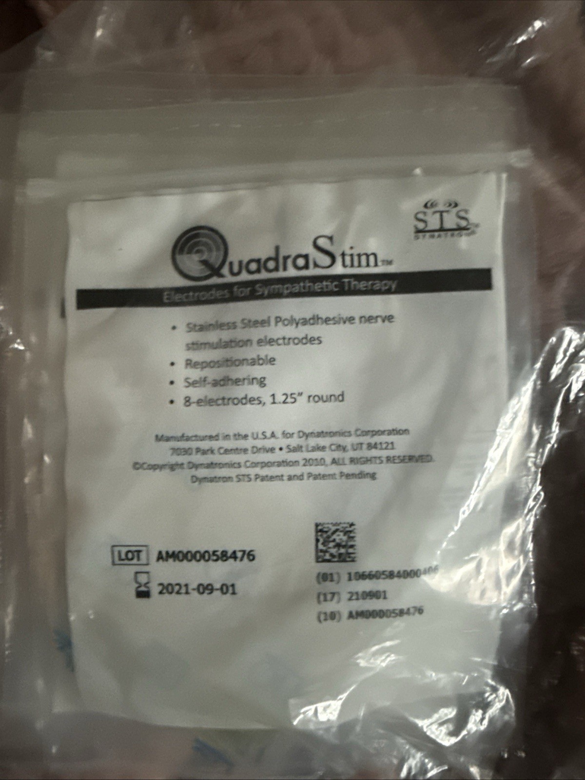 RARE / DISCONTINUED STS Dynatronics QuadraStim Electrodes – Factory Sealed
