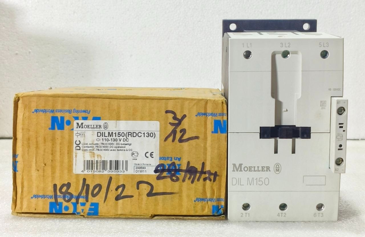 NEW🆕MOELLER DILM150 (RDC130) CONTACTOR 110-130V DC-75KW/400V FREE SHIP