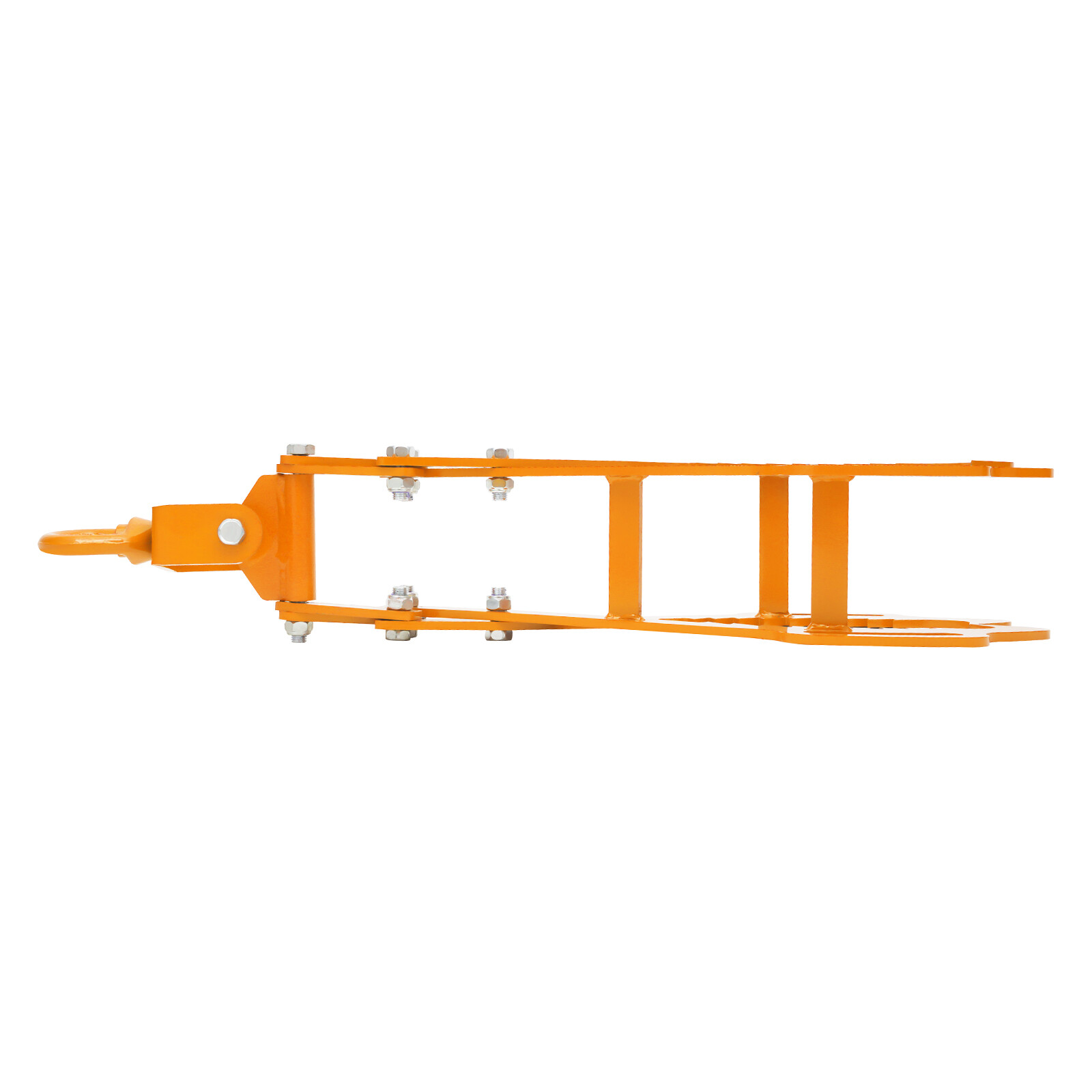 28in Log Lifting Tongs Timber Lifting Tongs 4-claw Yellow For Truck ATV Tractor