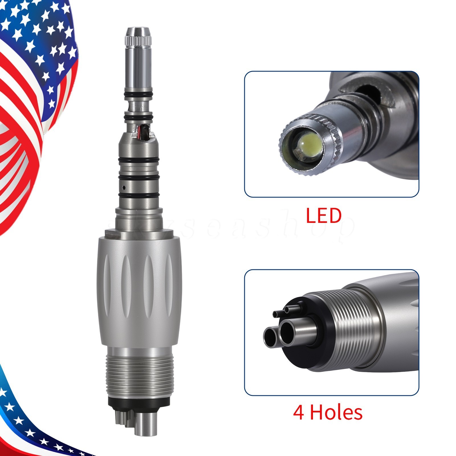 Dental LED Air Scaler Handpiece Sonic L Fiber Optic / Quick Coupling fit KAV