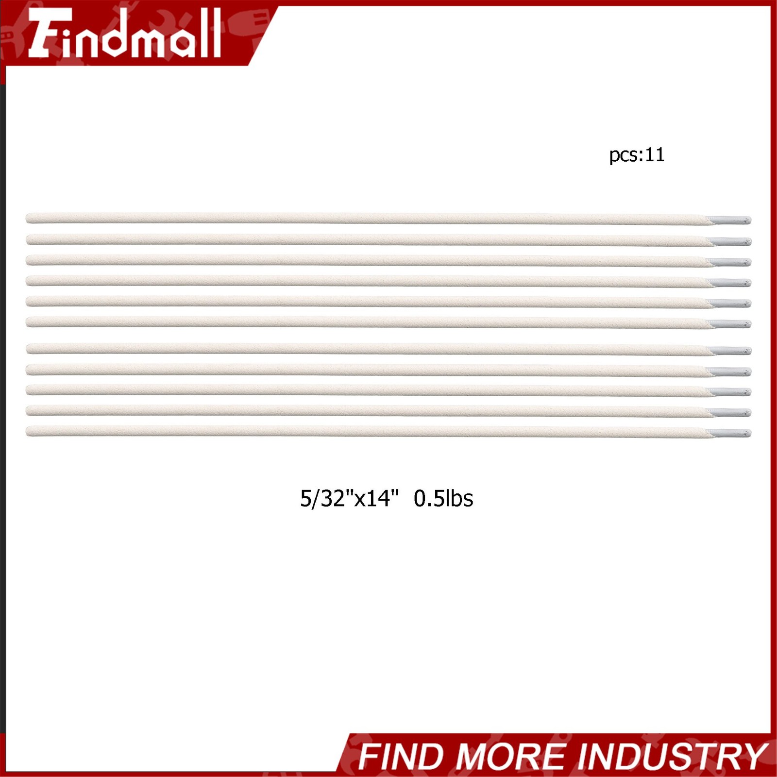 Findmall E4043 5/32″ x 14″ Aluminum Welding Rod TIG Filler Rod 0.5LB (11 Rods)