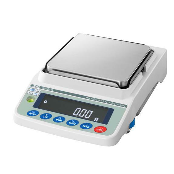 A&D GF-6001A Precision Lab Balance, Compact Jewelry Scale 6200g X 0.1g