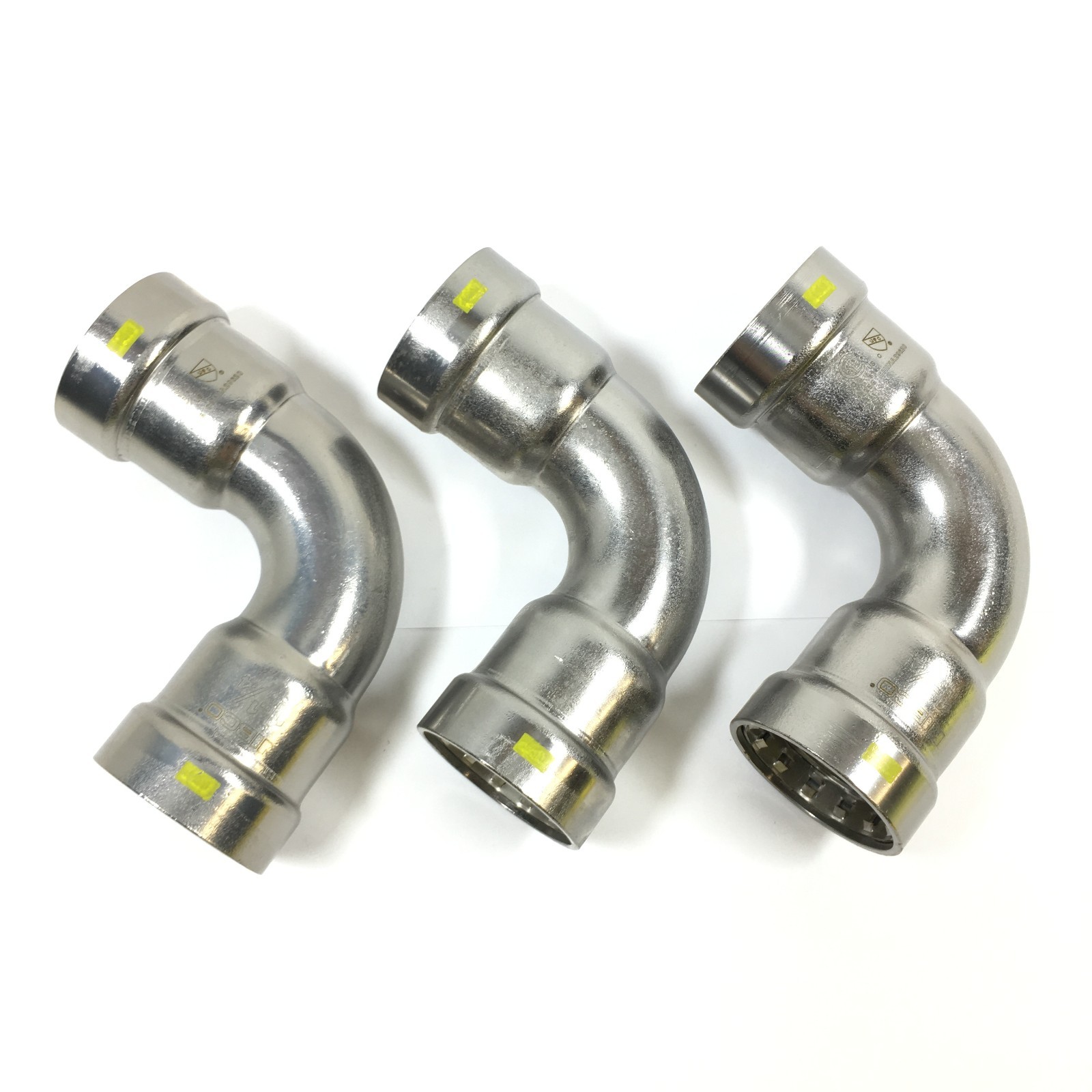 Lot of 3 NIBCO BenchPress 1-1/4″ x 1-1/4″ G PCH207 90° Elbow (2055950HPC)