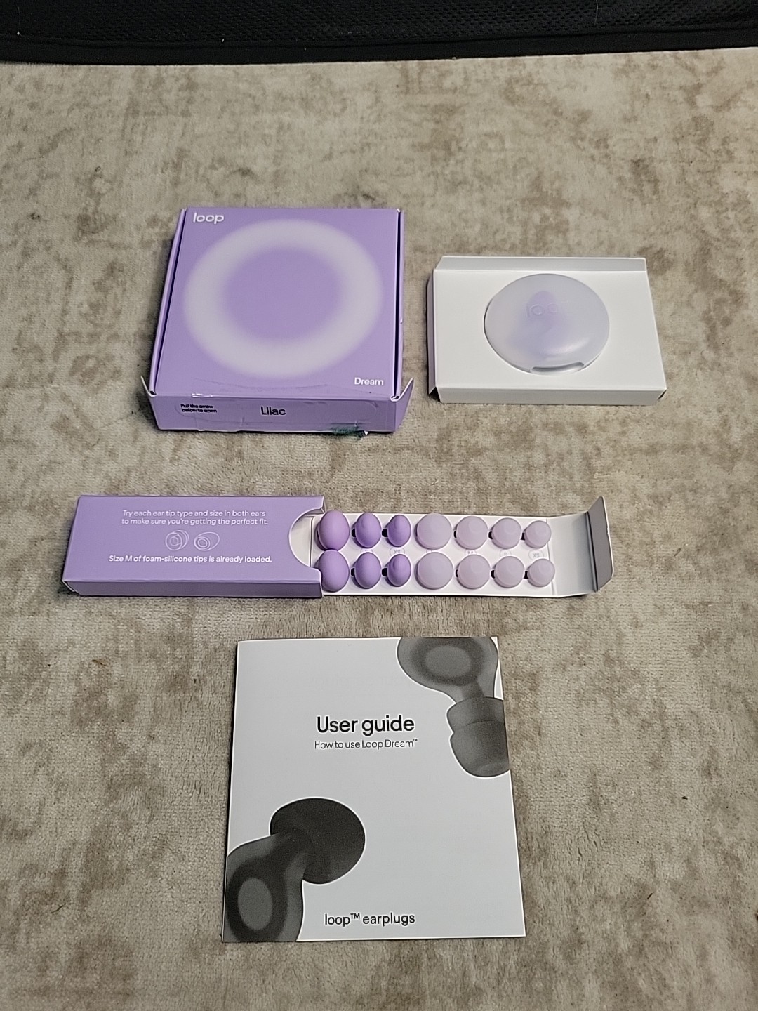 Sealed Loop Dream Earplugs Lilac – Silicone/Foam Earplugs for Peaceful Sleep
