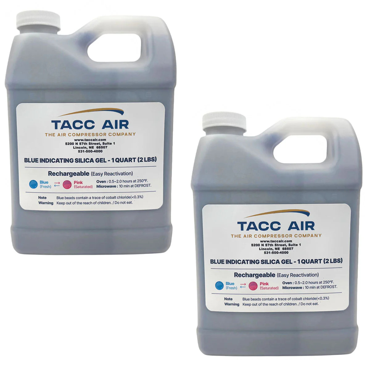 2 Quarts Color Changing Blue Desiccant Beads For Air Dryer (4 LBS) 1/2 Gallon