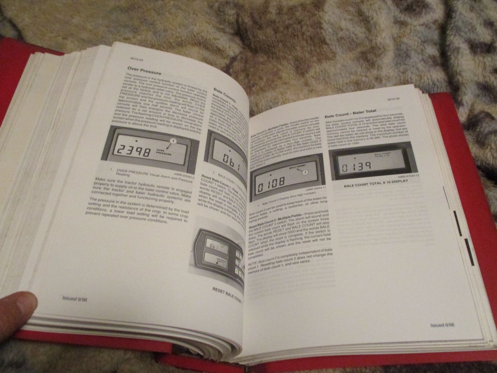 Case IH 8580 Baler & accumulator Service Repair Manual Original!