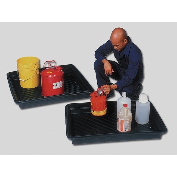 Ultratech 1032 Spill Tray, 24 Gallon Spill Capacity, Polyethylene, 48 In L X 24
