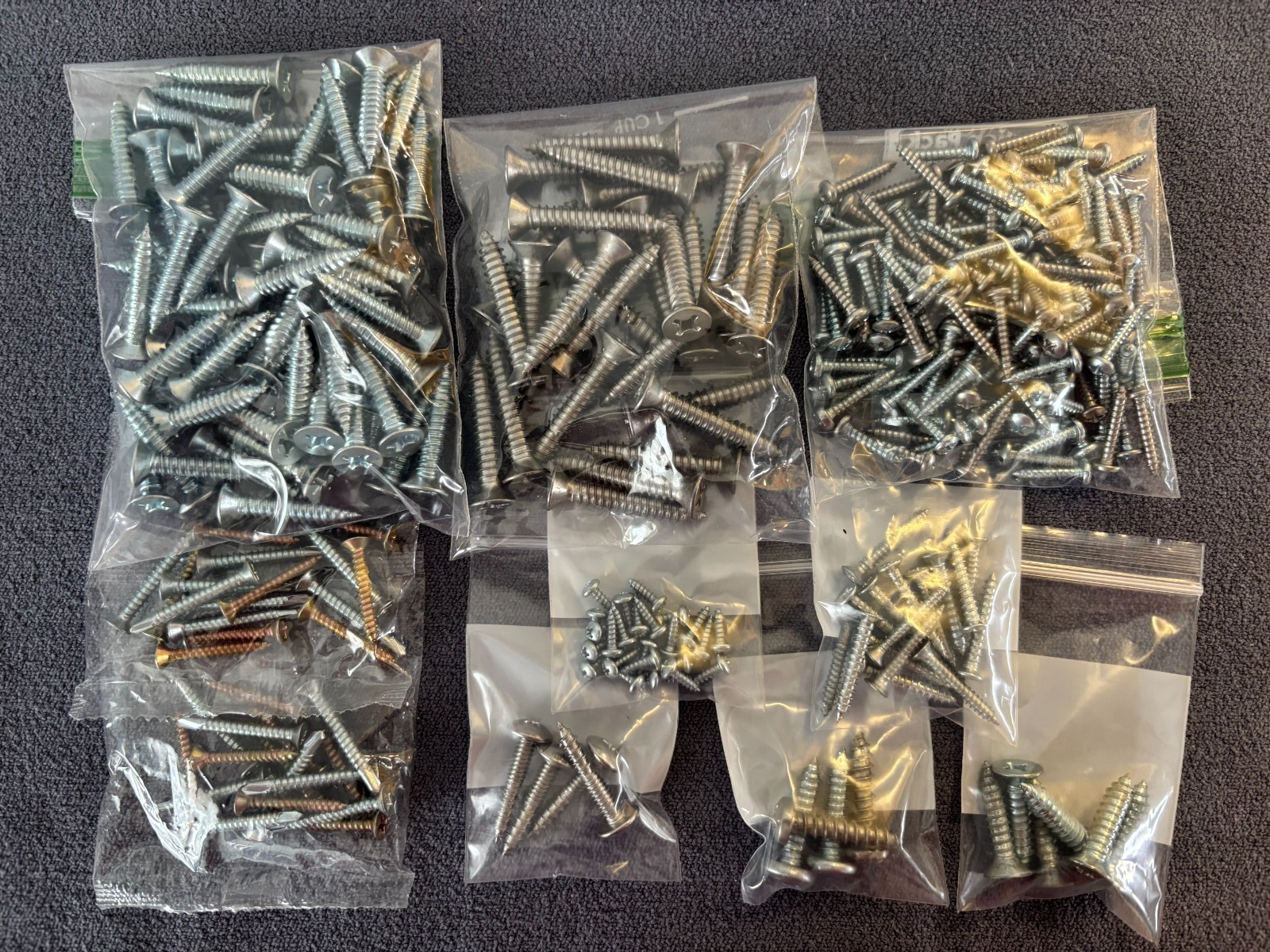 Misc Lot of Sheet Metal and Wood Screws, Etc. – New (#3)