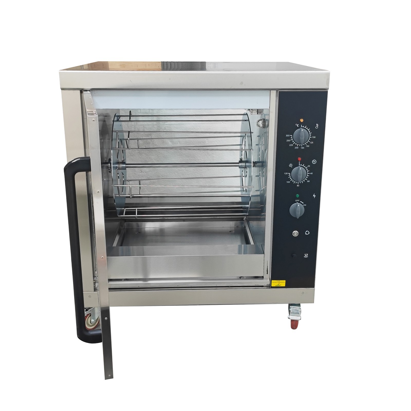 HEJ-201 Type 220V Powered Chicken Rotisserie Machine 122-572℉ Rotisserie Machine