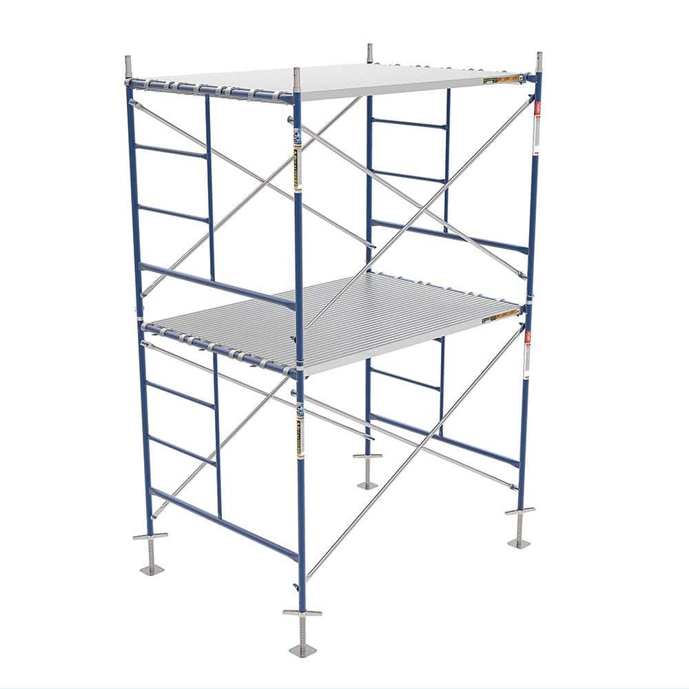 Scaffolding Platform Work Plank 7 ft. x 19 in. Lightweight Aluminum (Set of 3)