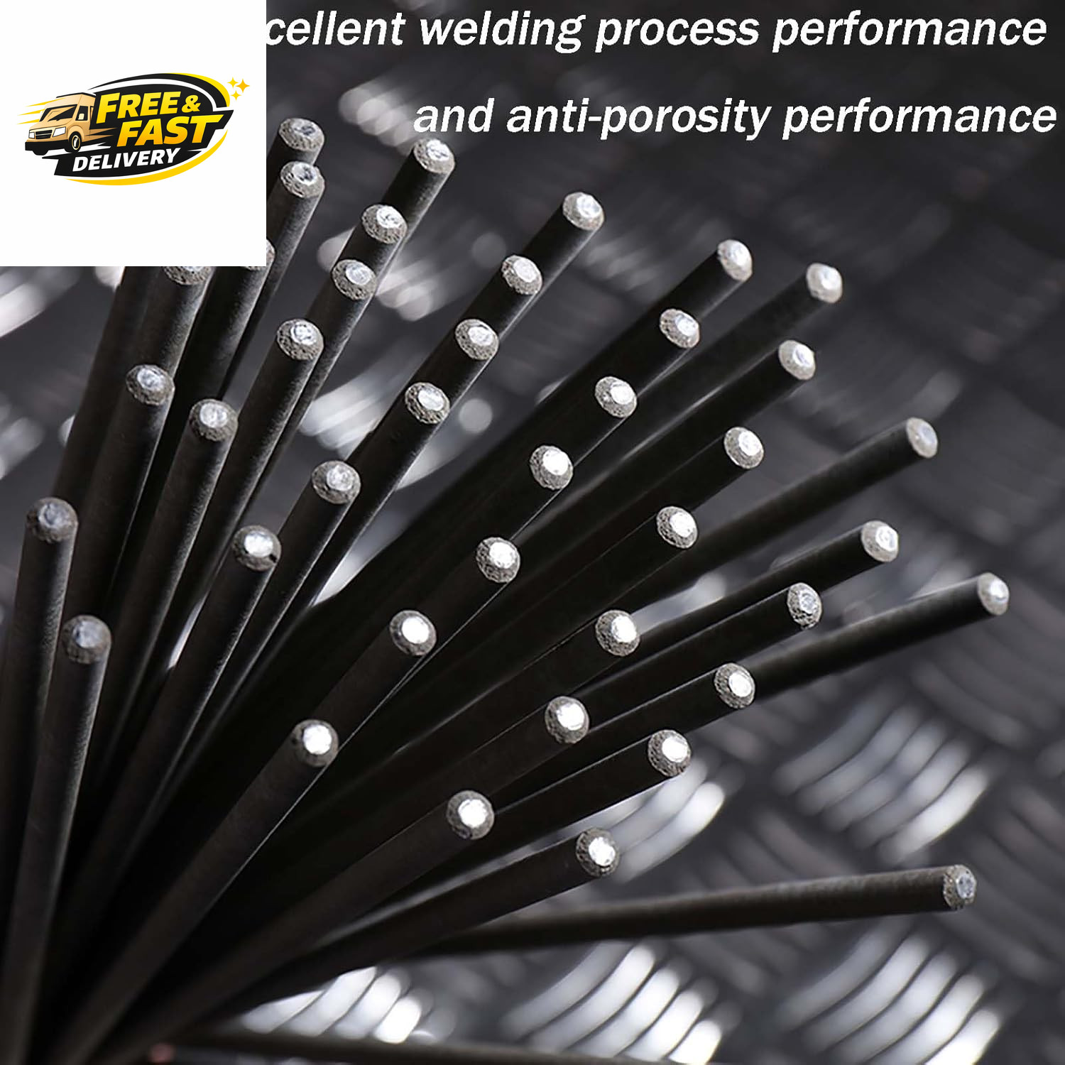 50PCS J422 Welding Rods 1.8Mm, Mild Steel Electrodes, All Position Stick Rods,