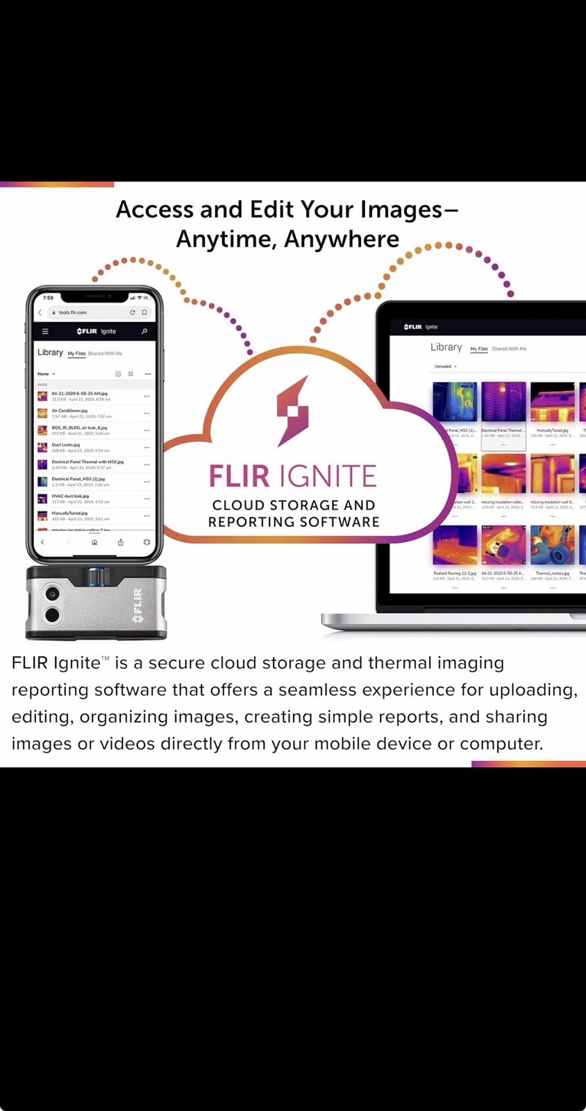 Flir One – Thermal Imaging Camera for Android Smartphones (USB-C), 240×180 Super