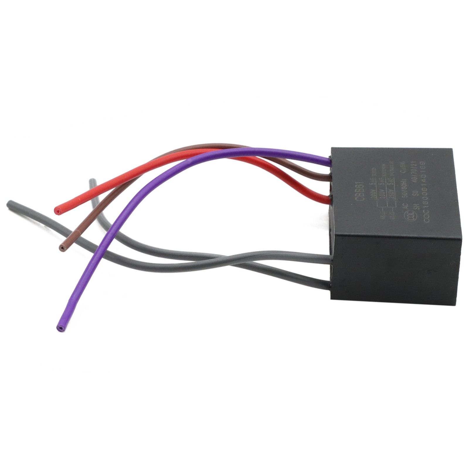 CBB61 Ceiling Fan Capacitor 5 Wire 5+5+5uf 250V-300V AC 50/60 Hz Power Relay