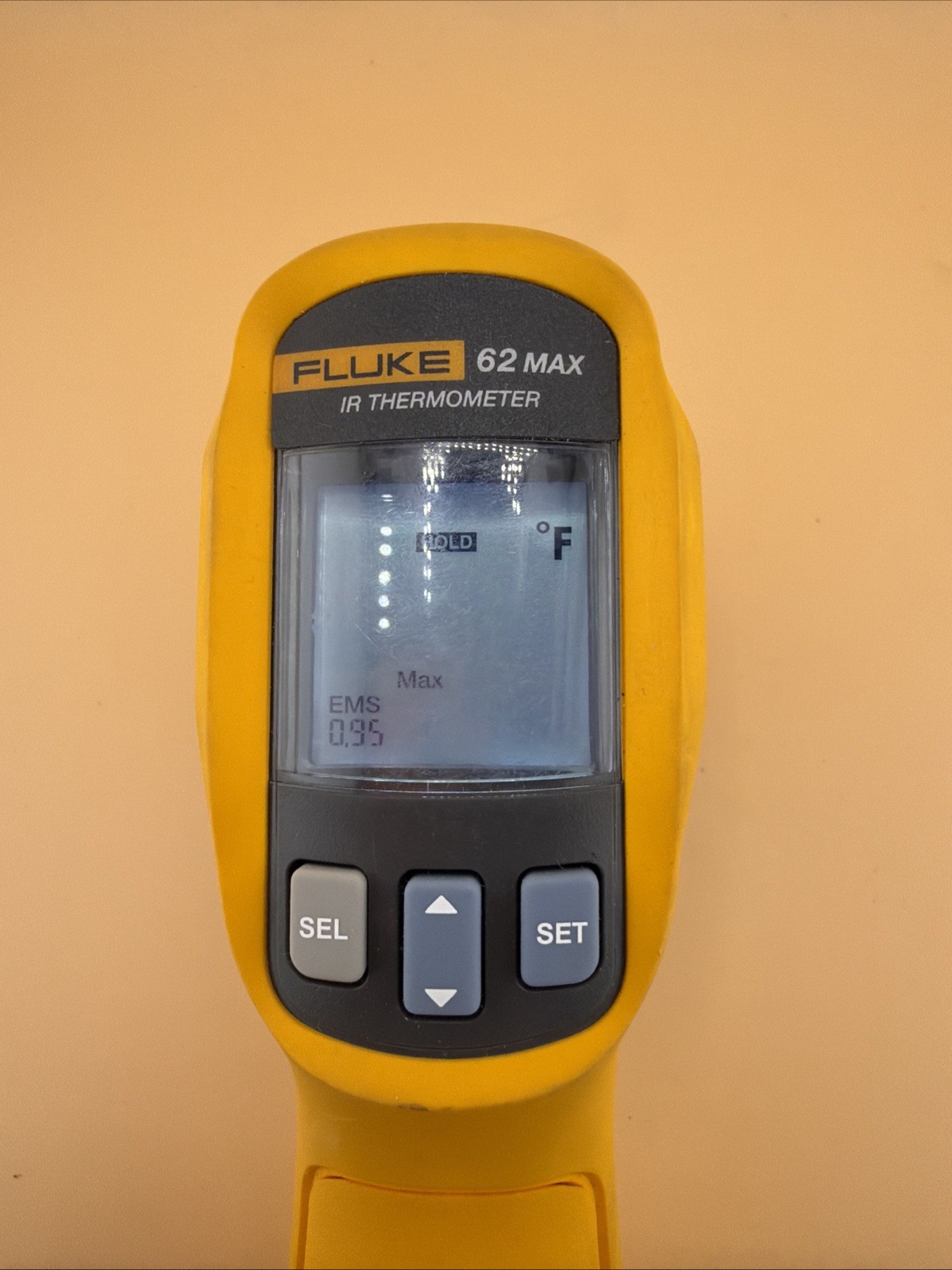 Fluke 62 MAX IR Thermometer 3M Drop -30 To 500C Water/Dust Resistant IP54 Rate