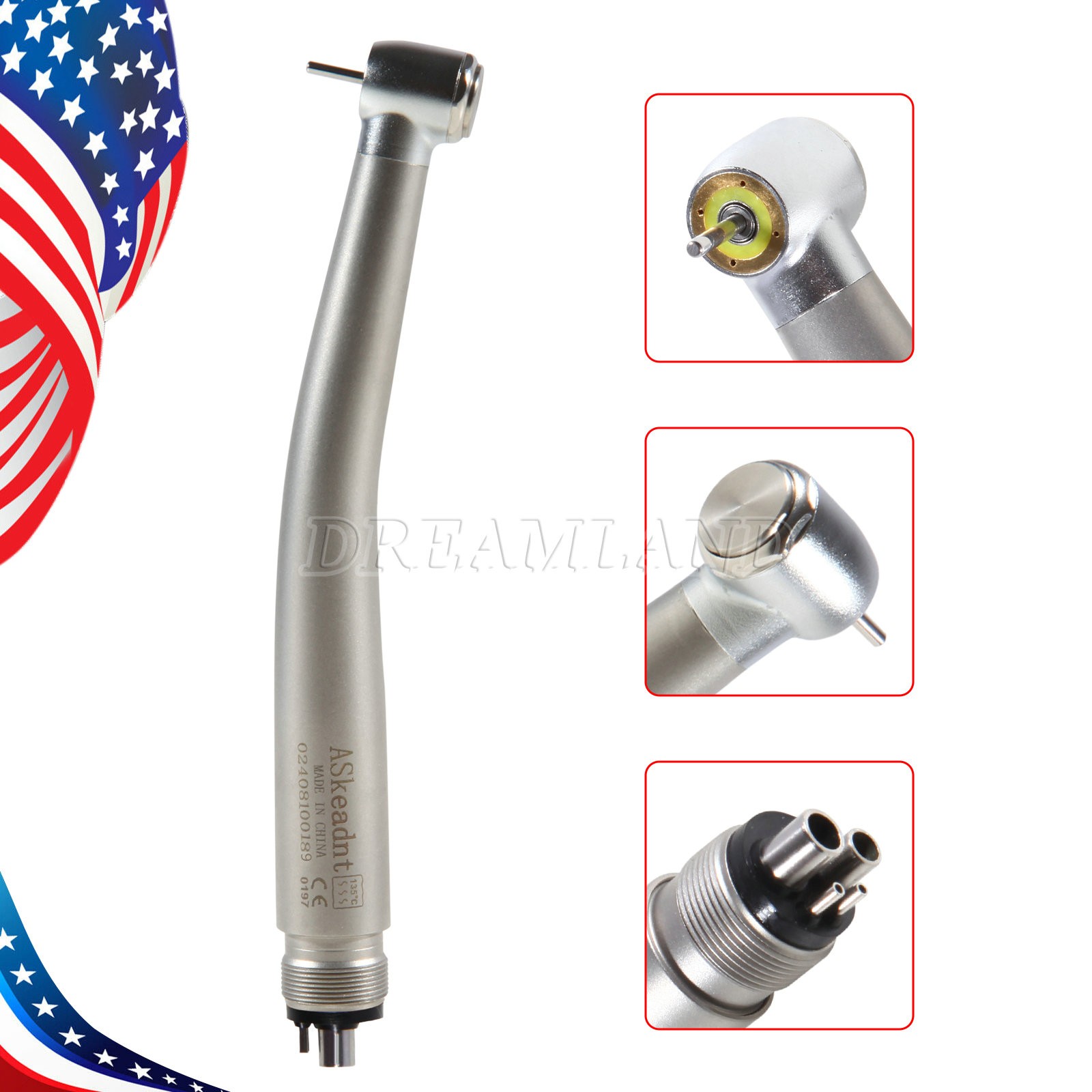 Dental LED High Speed Handpiece E-Generator /Shadowless /Low Speed Handpiece Kit